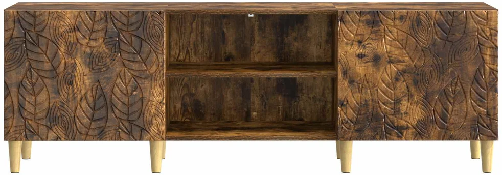 TV staliukas Televizoriaus spintelė 150 x 31 x 50 cm Dūminio ąžuolo