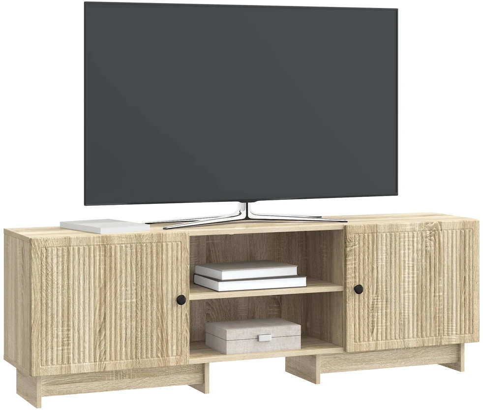 TV staliukas Televizoriaus spintelė 150 x 31 x 50 cm Sonoma ąžuolas