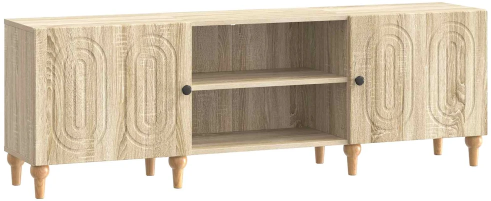 TV staliukas Televizoriaus spintelė 150 x 31 x 50 cm Sonoma ąžuolas