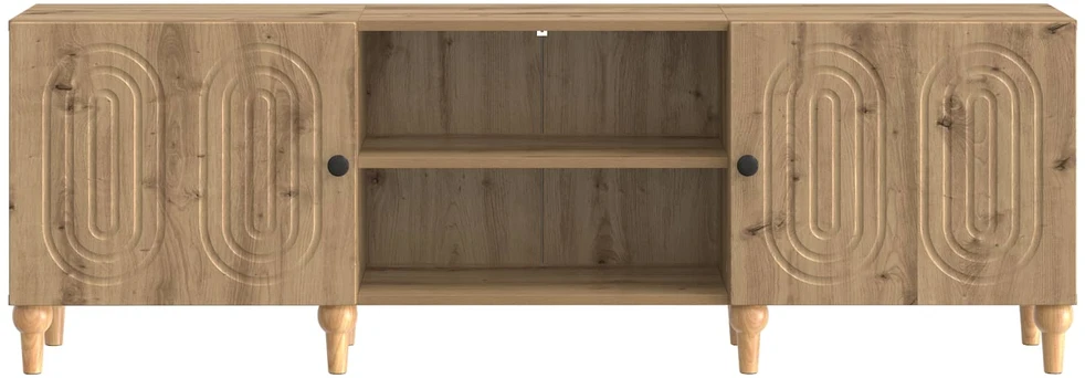TV staliukas Televizoriaus spintelė 150 x 31 x 50 cm Artisano ąžuolo