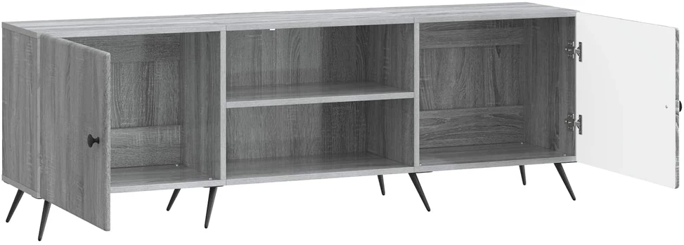 TV staliukas Televizoriaus spintelė 150 x 31 x 50 cm Pilka sonoma ąžuolo