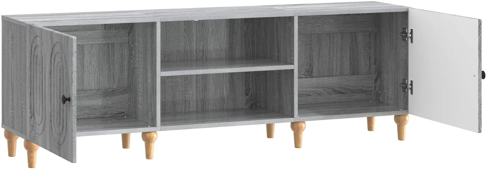 TV staliukas Televizoriaus spintelė 150 x 31 x 50 cm Pilka sonoma ąžuolo