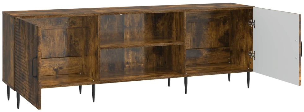 TV staliukas Televizoriaus spintelė 150 x 31 x 50 cm Dūminio ąžuolo