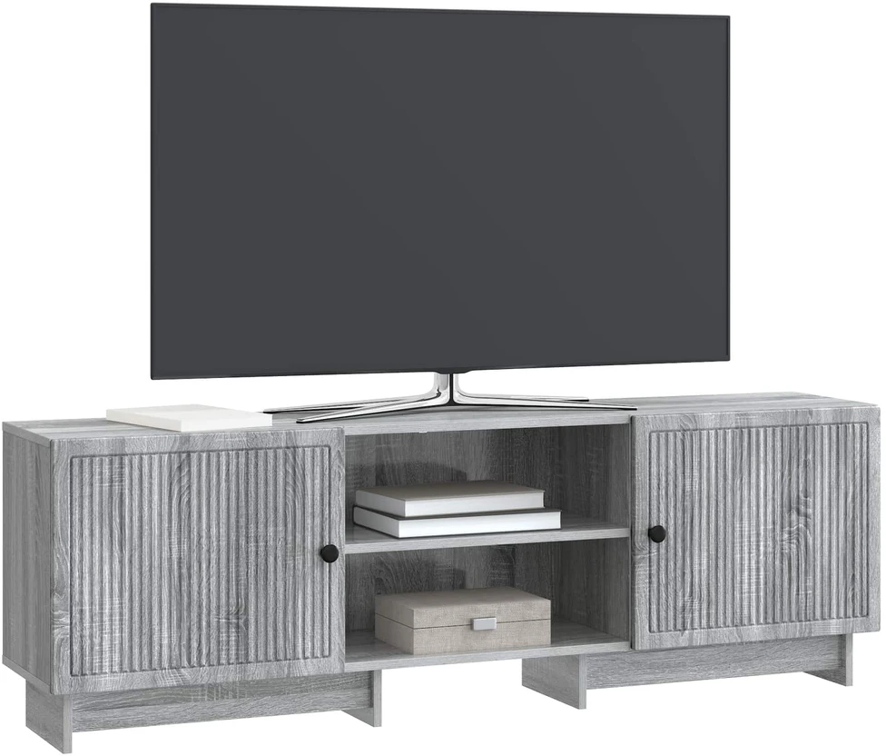 TV staliukas Televizoriaus spintelė 150 x 31 x 50 cm Pilka Sonoma