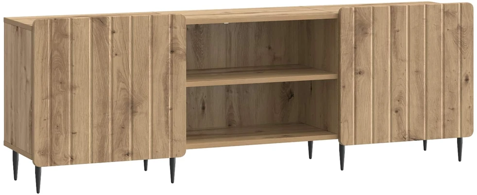 TV staliukas Televizoriaus spintelė 150 x 31 x 52 cm Artisano ąžuolo