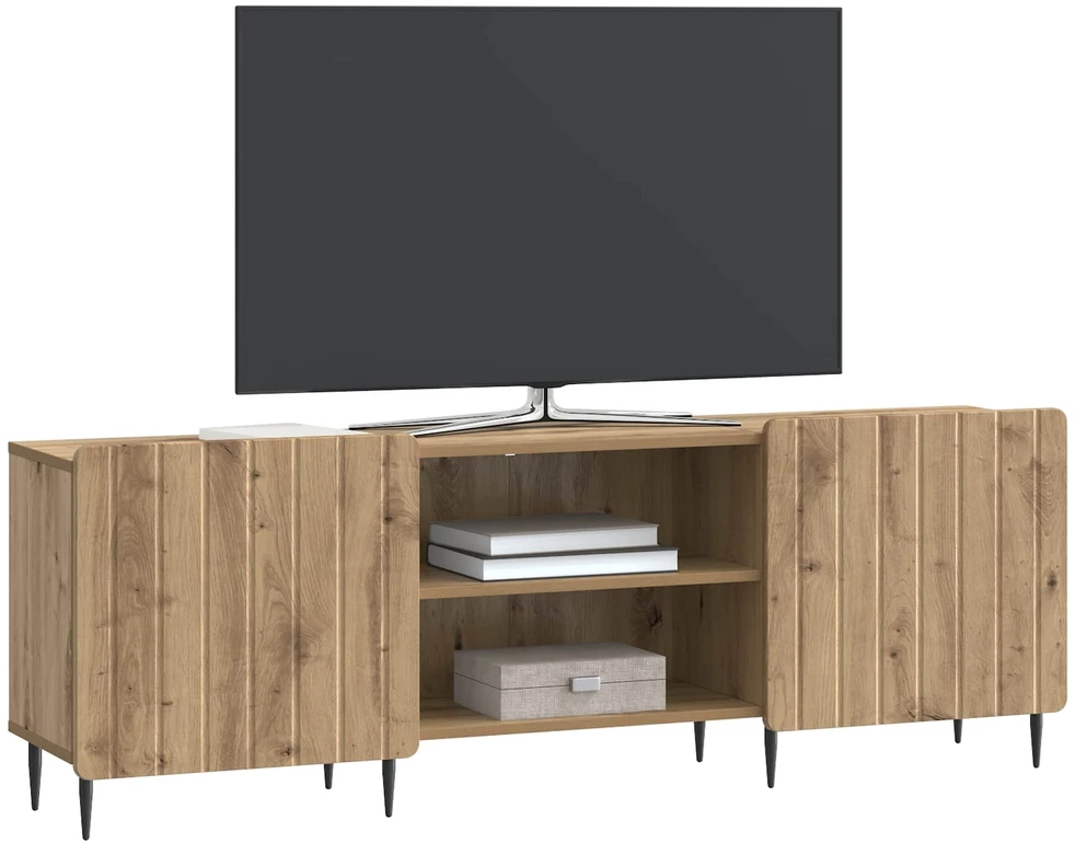 TV staliukas Televizoriaus spintelė 150 x 31 x 52 cm Artisano ąžuolo