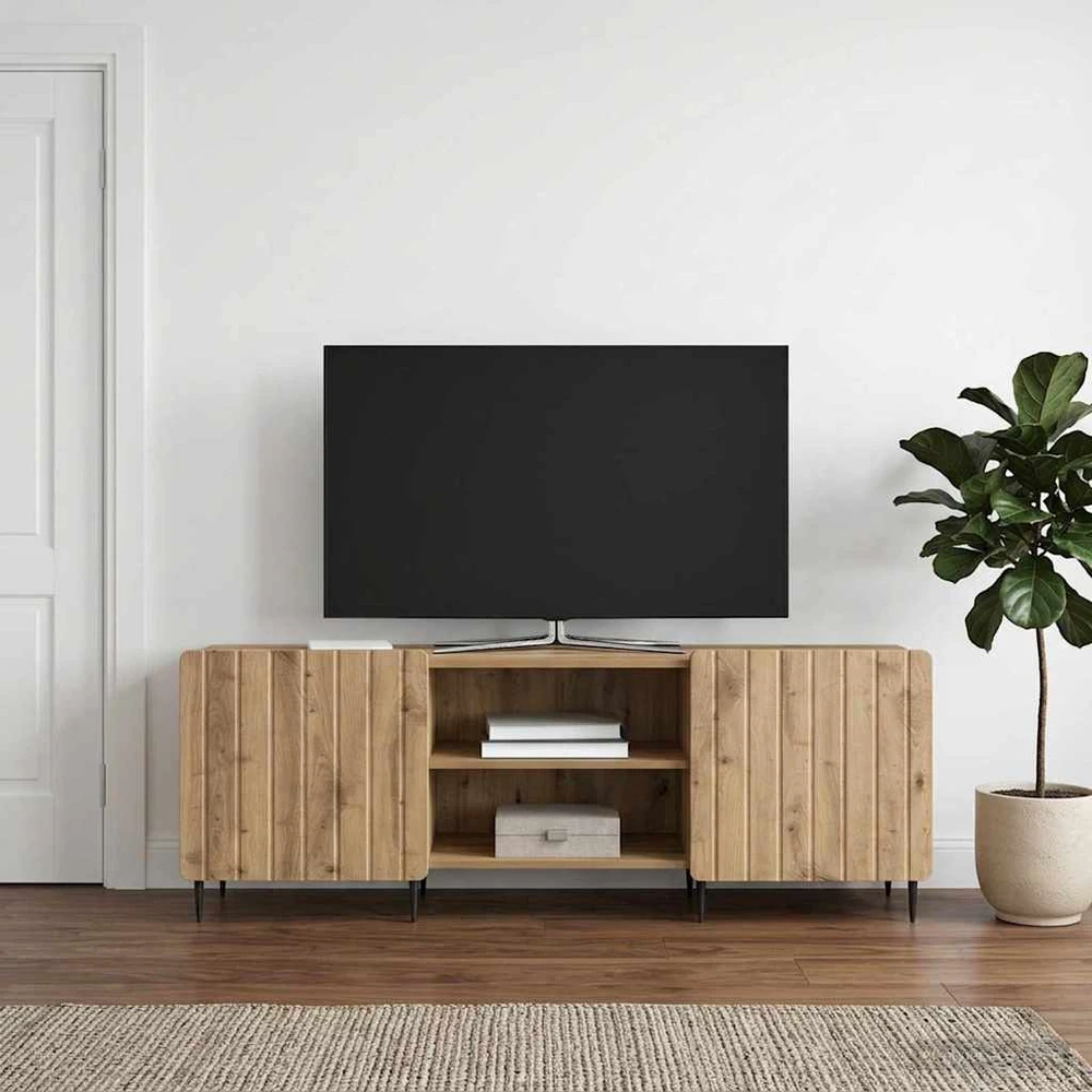 TV staliukas Televizoriaus spintelė 150 x 31 x 52 cm Artisano ąžuolo