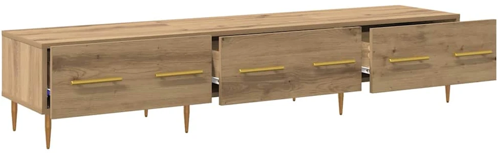 TV staliukas Televizoriaus spintelė 150 x 36 x 30 cm Amatininkų ąžuolas