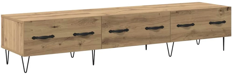 TV staliukas Televizoriaus spintelė 150 x 36 x 30 cm artisano ąžuolo