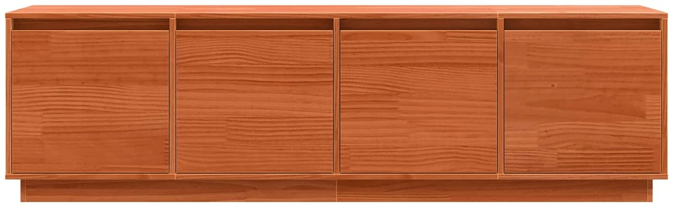 TV staliukas Televizoriaus spintelė 156 x 37 x 45 cm Ruda Apdirbta mediena