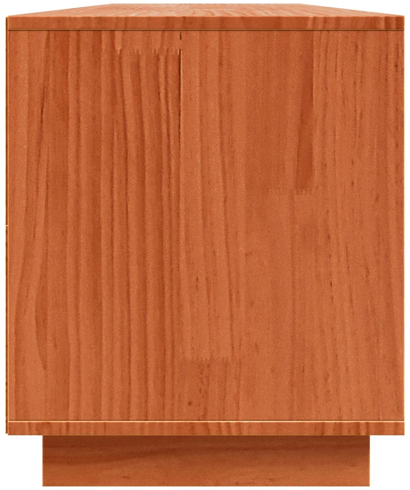 TV staliukas Televizoriaus spintelė 156 x 37 x 45 cm Ruda Apdirbta mediena
