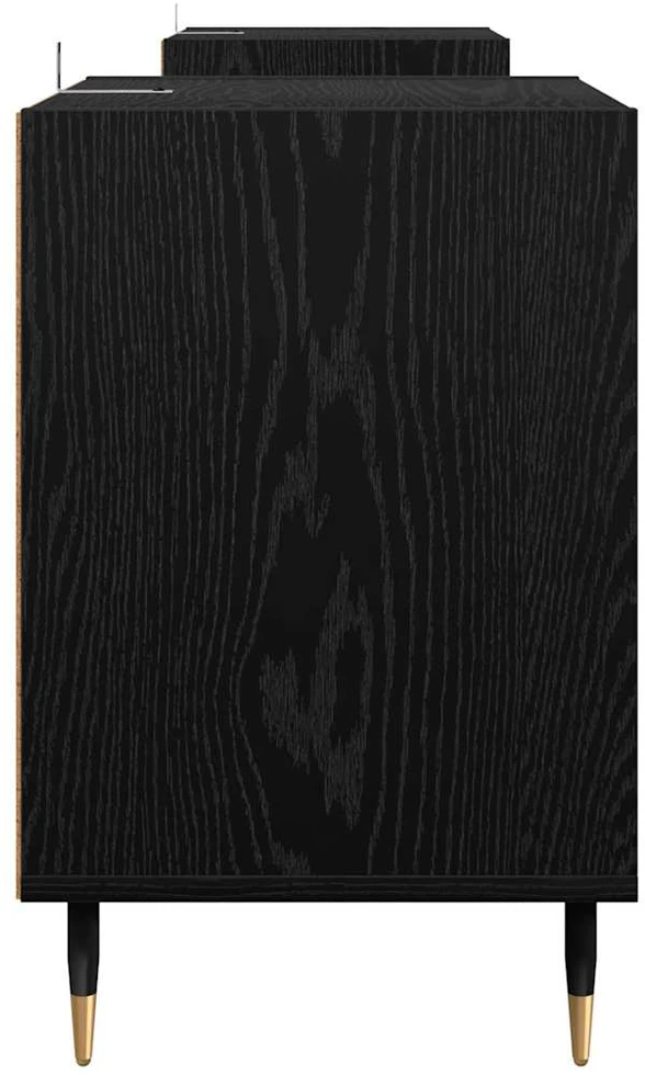 TV staliukas Televizoriaus spintelė 160 x 35 x 55 cm Juodas ąžuolas