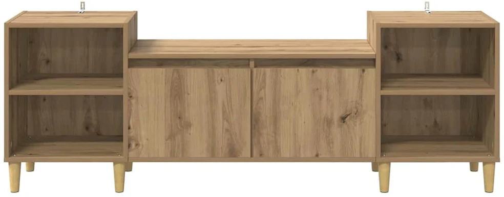 TV staliukas Televizoriaus spintelė 160 x 35 x 55 cm Amatininkų ąžuolas