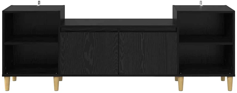 TV staliukas Televizoriaus spintelė 160 x 35 x 55 cm Juodas ąžuolas