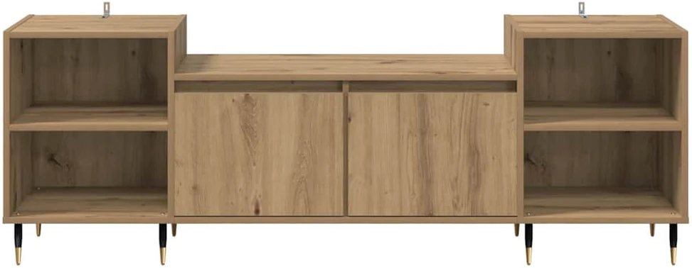 TV staliukas Televizoriaus spintelė 160 x 35 x 55 cm Amatininkų ąžuolas