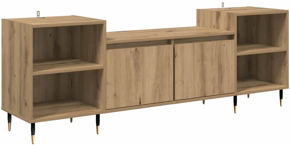 TV staliukas Televizoriaus spintelė 160 x 35 x 55 cm Amatininkų ąžuolas