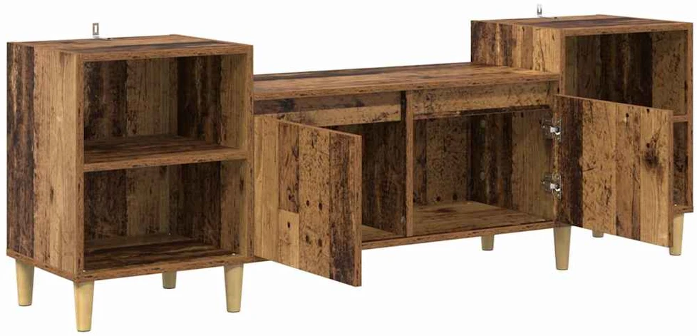 TV staliukas Televizoriaus spintelė 160 x 35 x 55 cm Senovinis medis