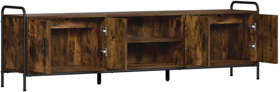 TV staliukas Televizoriaus spintelė 167,5 x 33 x 50 cm Dūminio ąžuolo