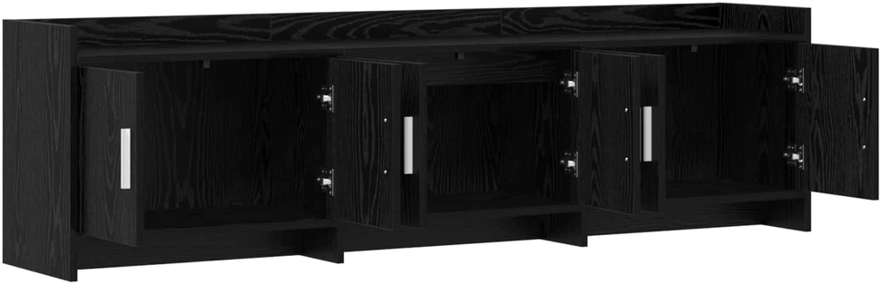 TV staliukas Televizoriaus spintelė 168 x 33 x 47 cm Juodojo ąžuolo