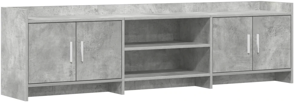 TV staliukas Televizoriaus spintelė 168 x 33 x 47 cm Betono pilka