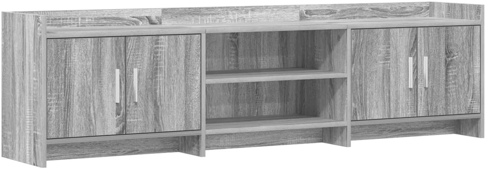 TV staliukas Televizoriaus spintelė 168 x 33 x 47 cm Pilka Sonoma