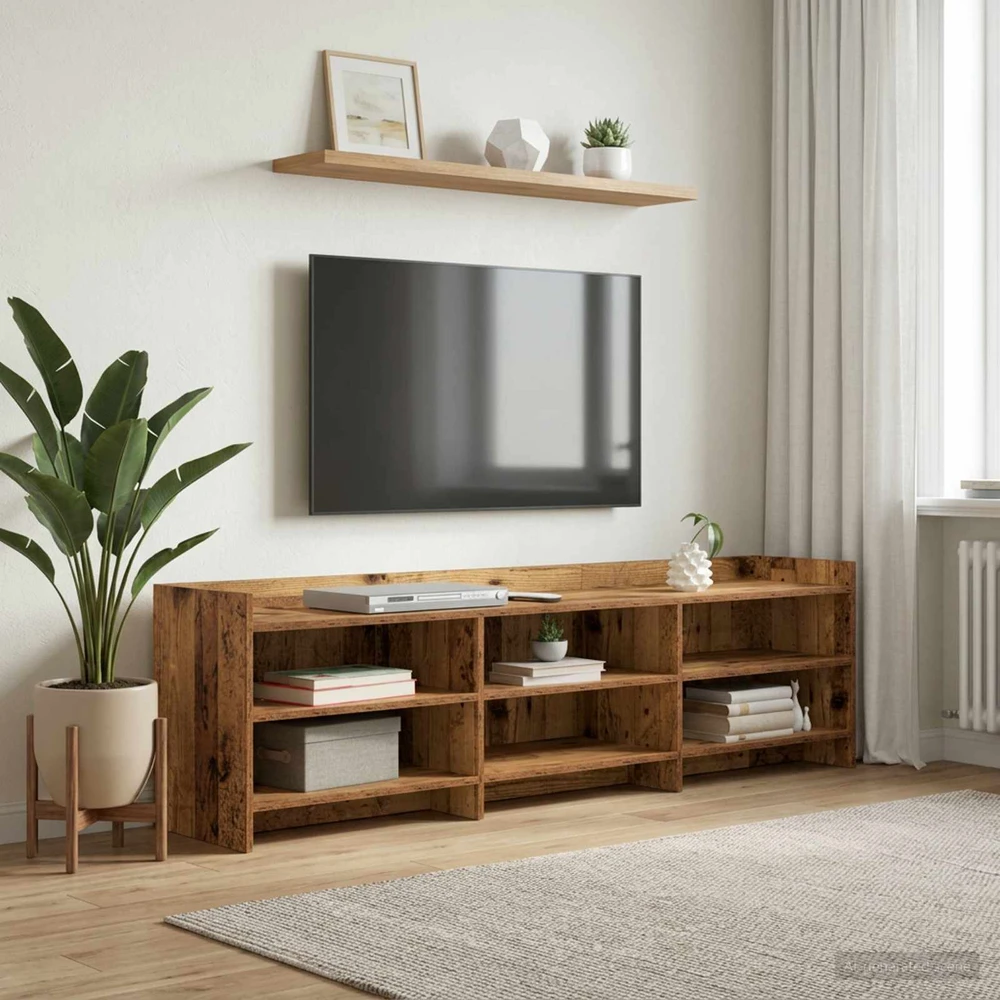 TV staliukas Televizoriaus spintelė 168 x 33 x 47 cm Sendintos medienos