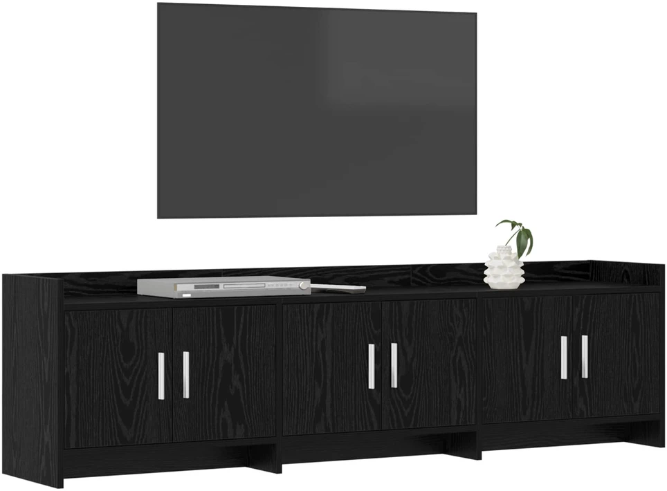 TV staliukas Televizoriaus spintelė 168 x 33 x 47 cm Juodojo ąžuolo