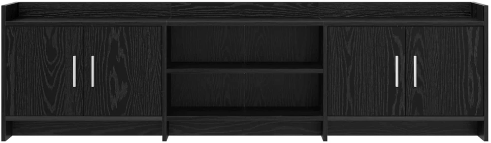 TV staliukas Televizoriaus spintelė 168 x 33 x 47 cm Juodojo ąžuolo