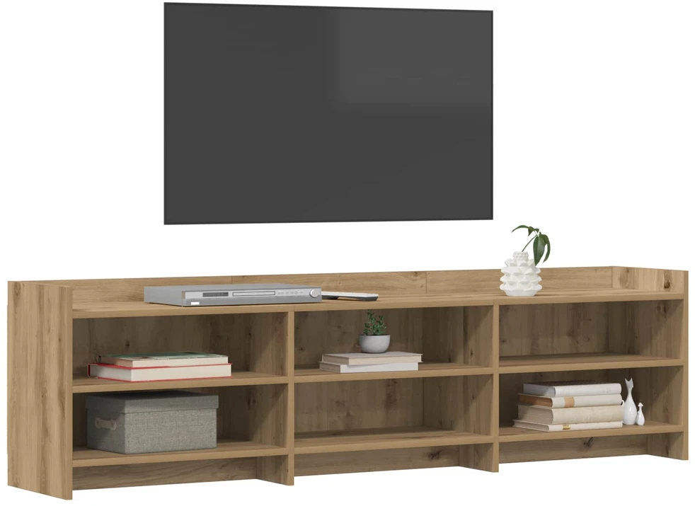 TV staliukas Televizoriaus spintelė 168 x 33 x 47 cm Artisano ąžuolo