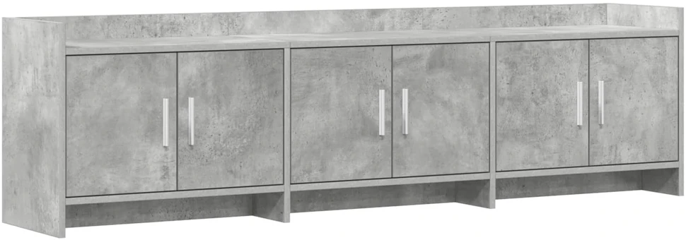 TV staliukas Televizoriaus spintelė 168 x 33 x 47 cm Betono pilka