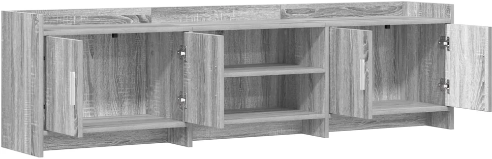 TV staliukas Televizoriaus spintelė 168 x 33 x 47 cm Pilka Sonoma