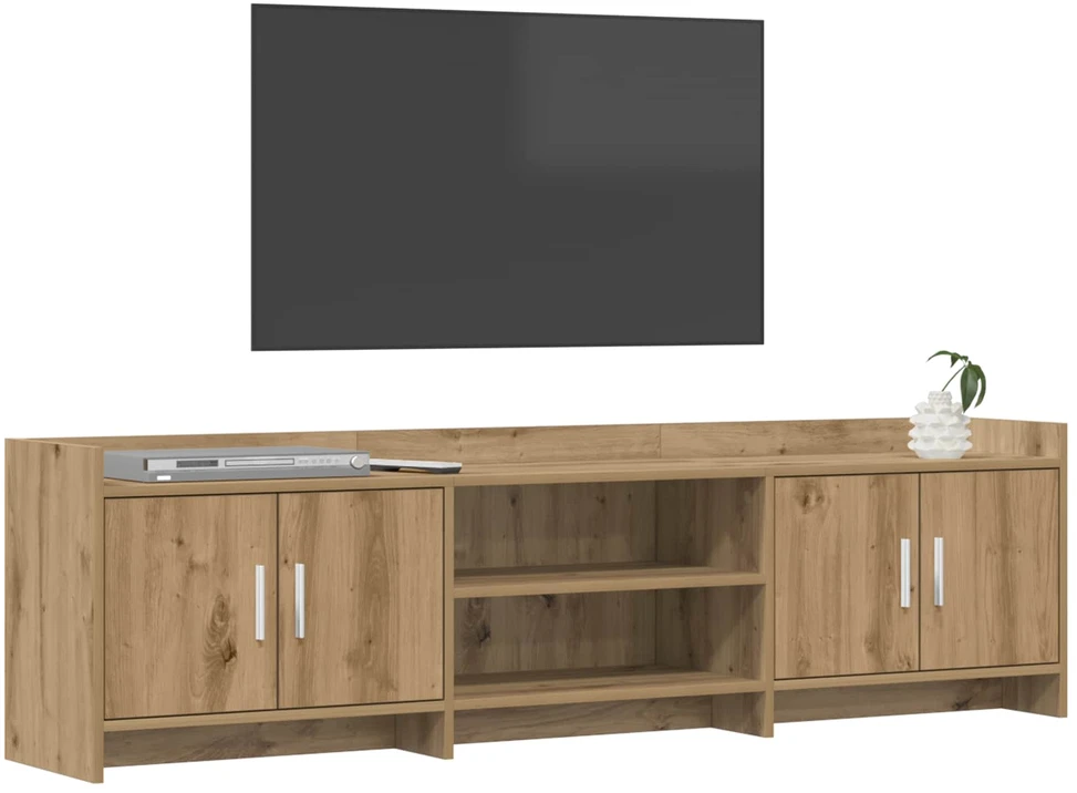 TV staliukas Televizoriaus spintelė 168 x 33 x 47 cm Artisano ąžuolo