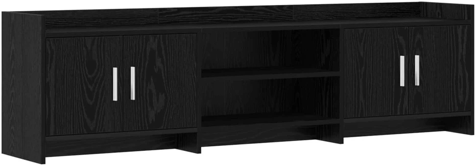 TV staliukas Televizoriaus spintelė 168 x 33 x 47 cm Juodojo ąžuolo