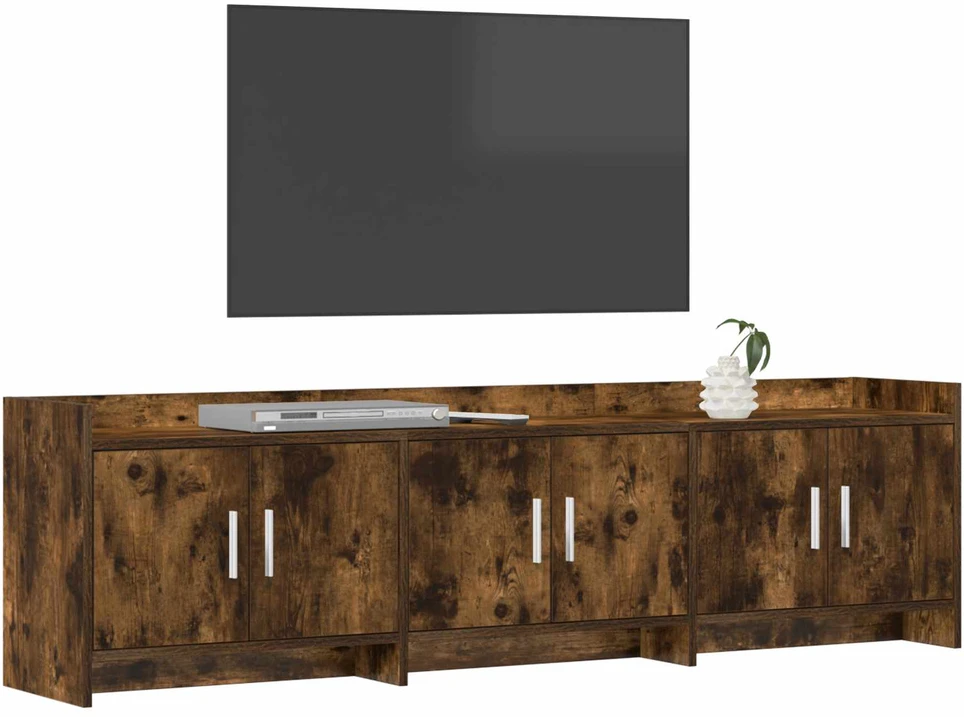 TV staliukas Televizoriaus spintelė 168 x 33 x 47 cm Dūminio ąžuolo