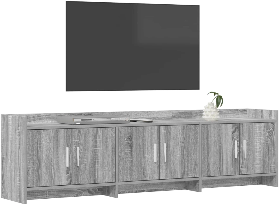 TV staliukas Televizoriaus spintelė 168 x 33 x 47 cm Pilka Sonoma