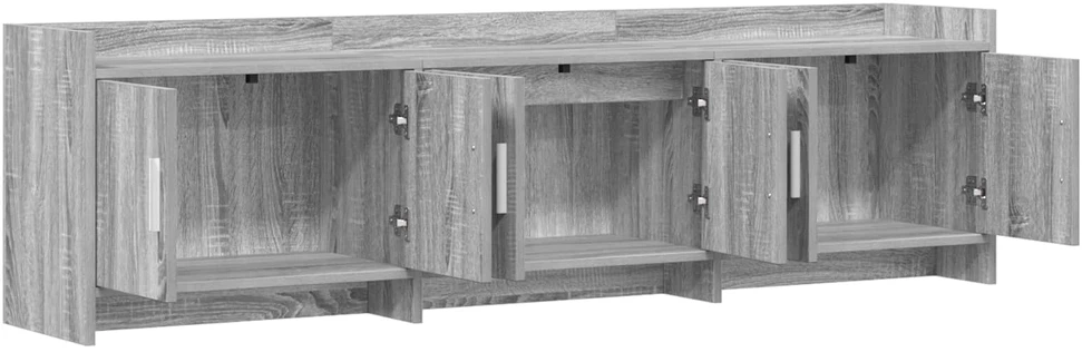 TV staliukas Televizoriaus spintelė 168 x 33 x 47 cm Pilka Sonoma