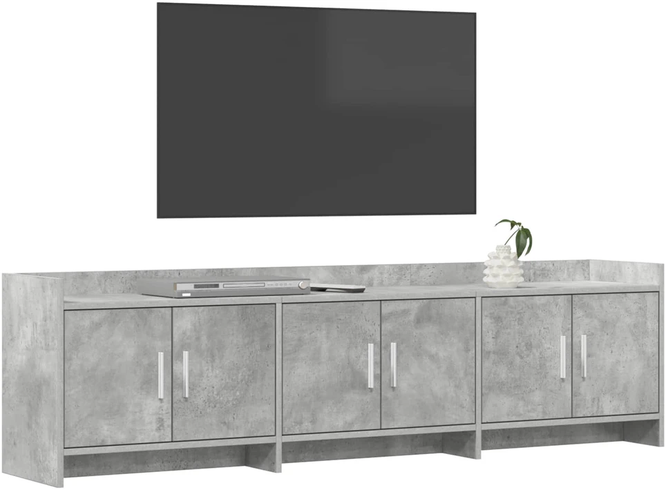 TV staliukas Televizoriaus spintelė 168 x 33 x 47 cm Betono pilka