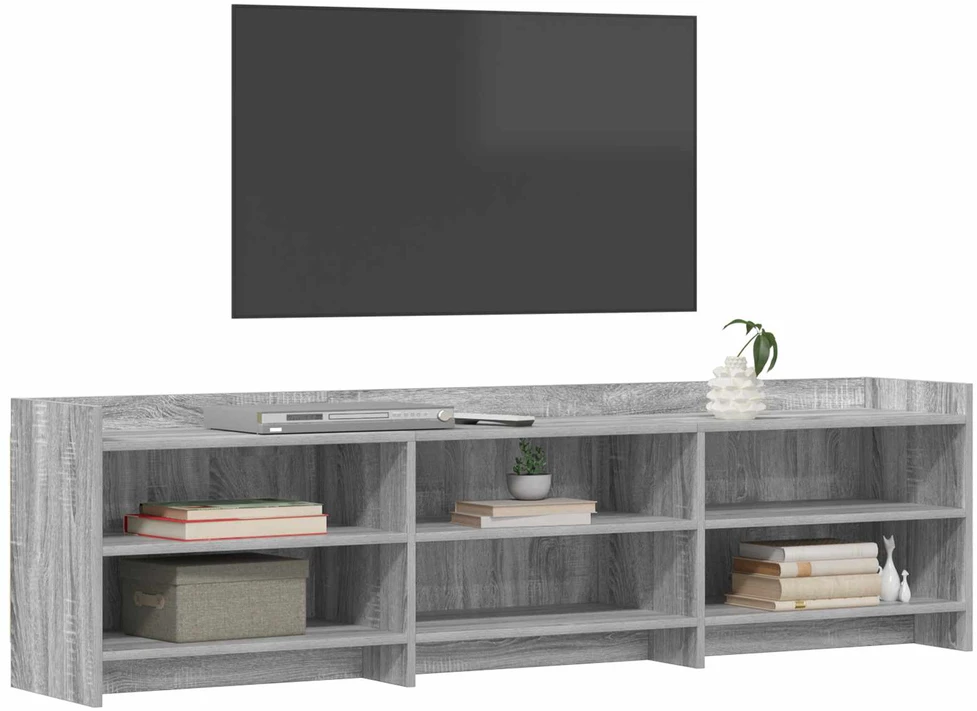TV staliukas Televizoriaus spintelė 168 x 33 x 47 cm Pilka Sonoma