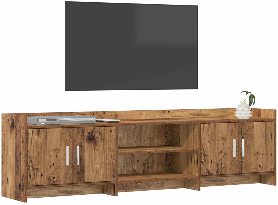 TV staliukas Televizoriaus spintelė 168 x 33 x 47 cm Sendintos medienos