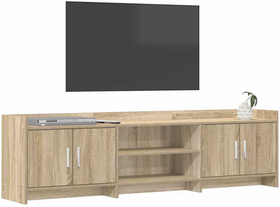 TV staliukas Televizoriaus spintelė 168 x 33 x 47 cm Sonoma ąžuolas