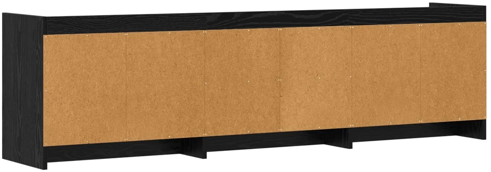 TV staliukas Televizoriaus spintelė 168 x 33 x 47 cm Juodojo ąžuolo