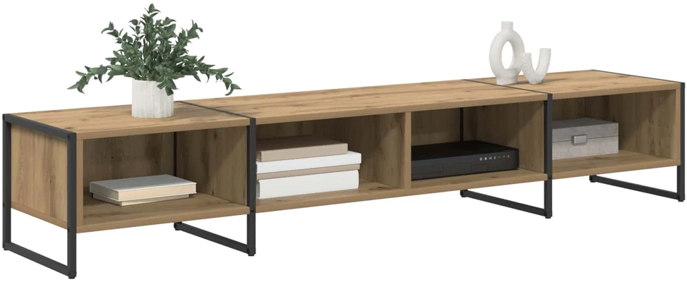 TV staliukas Televizoriaus spintelė 170,5 x 36 x 30 cm Artisano ąžuolo