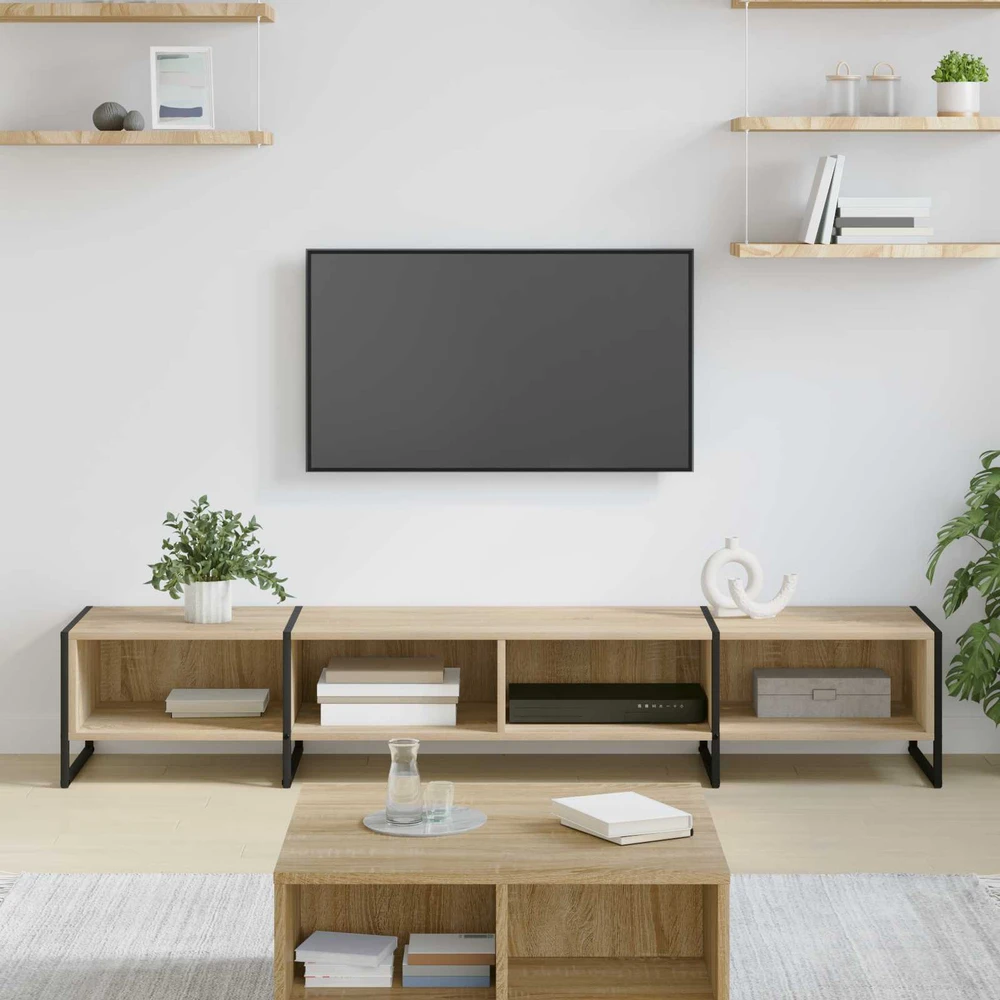 TV staliukas Televizoriaus spintelė 170,5 x 36 x 30 cm Sonoma ąžuolas