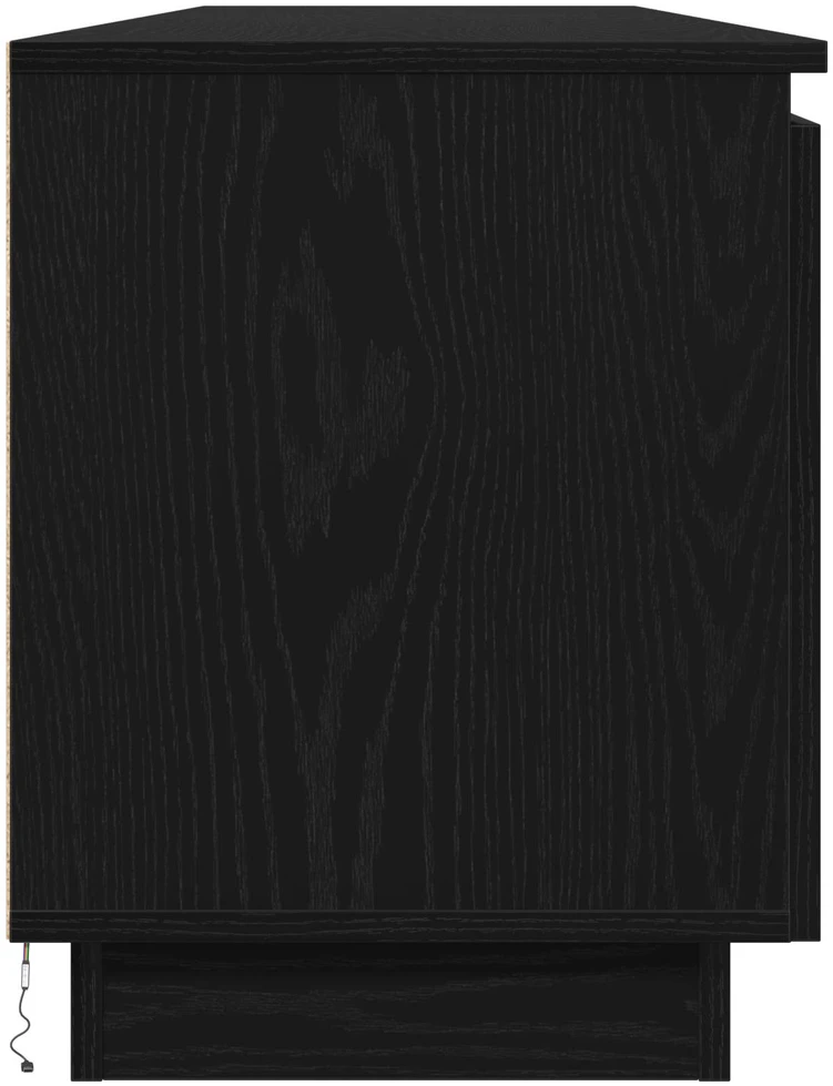 TV staliukas Televizoriaus spintelė 180 x 38 x 49 cm Juodas ąžuolas