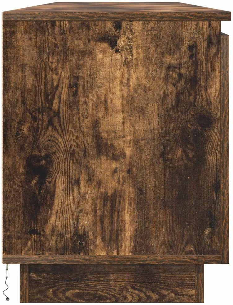 TV staliukas Televizoriaus spintelė 180 x 38 x 49 cm Rūkyta ąžuolas