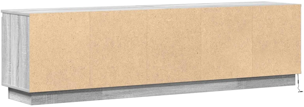 TV staliukas Televizoriaus spintelė 180 x 38 x 49 cm Pilkas Sonoma