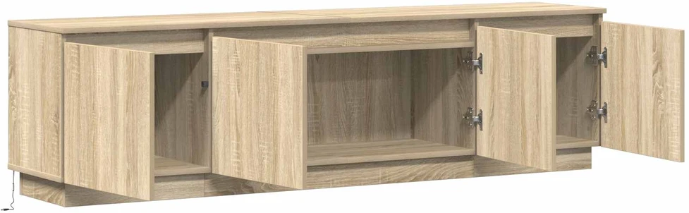 TV staliukas Televizoriaus spintelė 180 x 38 x 49 cm Sonoma ąžuolas