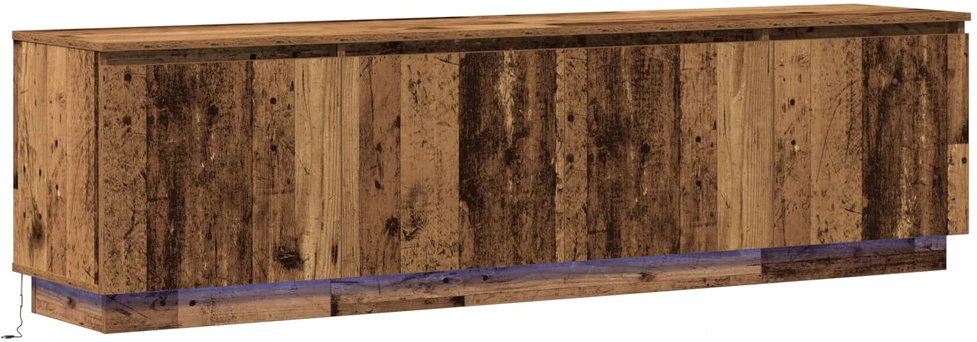 TV staliukas Televizoriaus spintelė 180 x 38 x 49 cm Senovinis medis