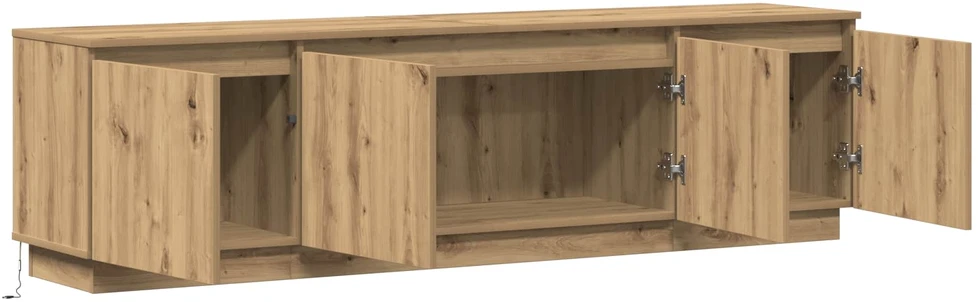 TV staliukas Televizoriaus spintelė 180 x 38 x 49 cm Amatininkų ąžuolas