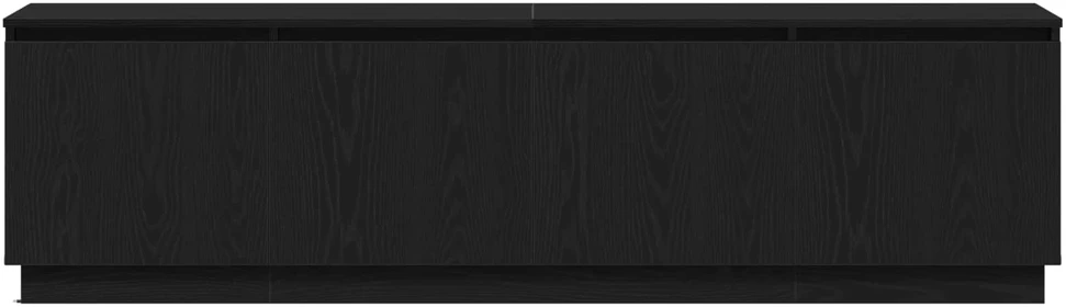 TV staliukas Televizoriaus spintelė 180 x 38 x 49 cm Juodas ąžuolas